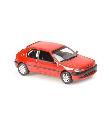 Peugeot 306 Red 1998 Modelo Coleccionable Escala 1/43 pauls model art gmbh Minichamps 940112800 