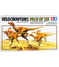 1:35 Велосираптори, диорама "Глутница от шест" (Velociraptors Diorama "Pack Of Six")