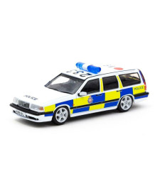 Volvo 850 Estate Police Car, White/Yellow/Blue
