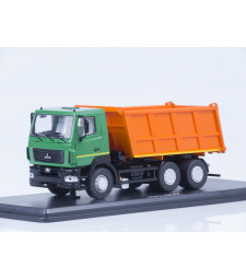 MAZ-6501 Dumper Truck (facelift) (green-orange)
