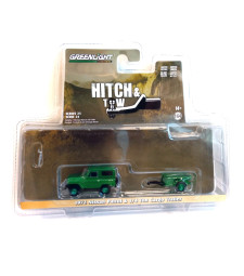 Hitch & Tow Series 25 - 1972 Nissan Patrol and 1/4 Ton Cargo Trailer Solid Pack - Green Machine