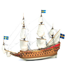 1:65 Шведски военен кораб "Васа" - Модел на кораб от дърво